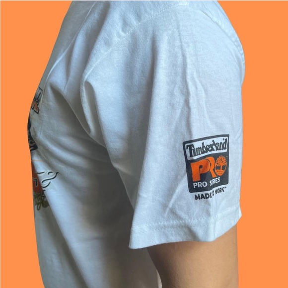 Bobby Hamilton Jr. NASCAR Orange and white t shirt - Picture 4 of 6